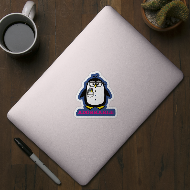 Adorkable Penguin by toddgoldmanart